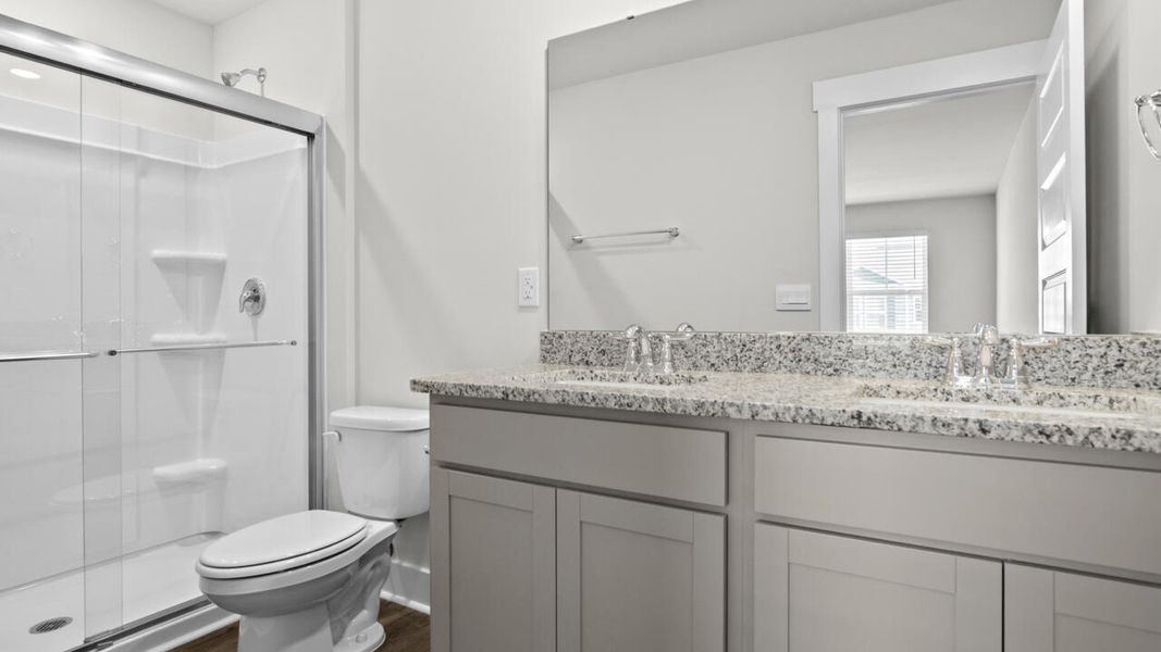 Furnished interior view inside a new home in Indigo Preserve Townhomes, Leland (Image 9).