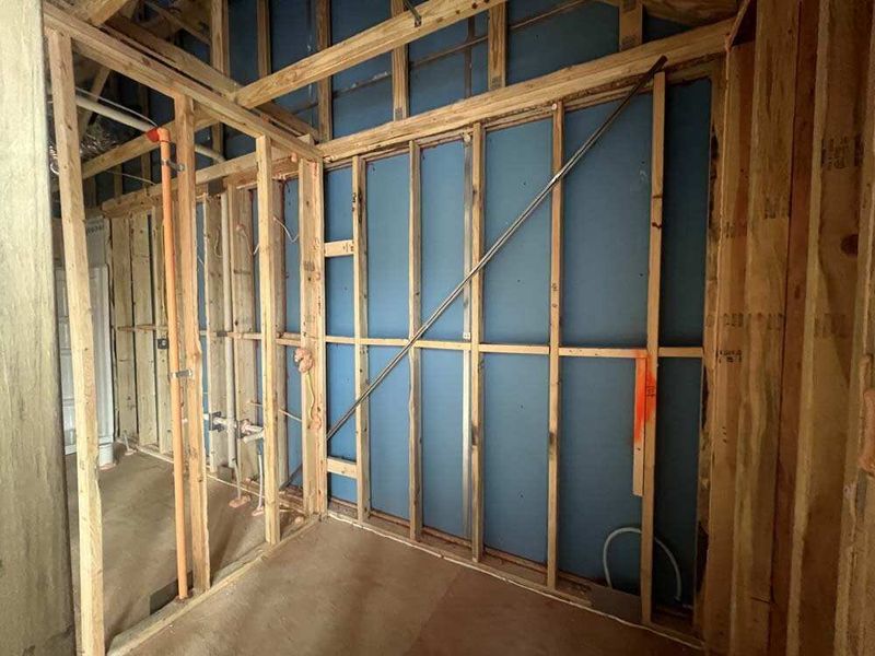 Primary Bedroom Walk-in Closet Construction Progress