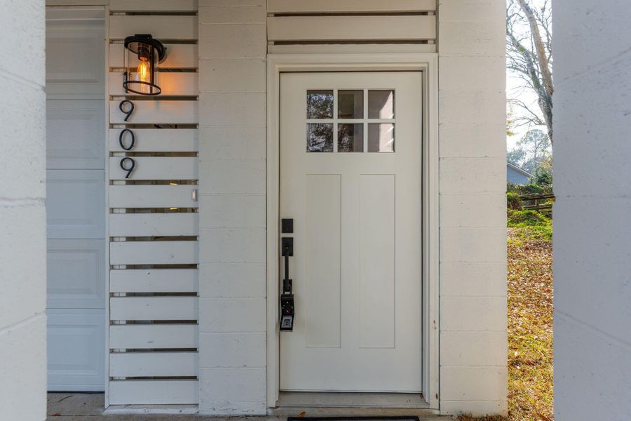 Exterior details and patio area of a home in , North Charleston (Image 34).
