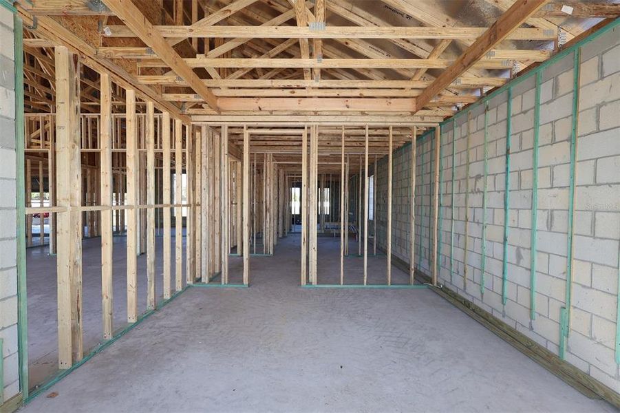 In-progress construction of a new home in Solace at Corner Lake, Orlando, FL (Image 19).