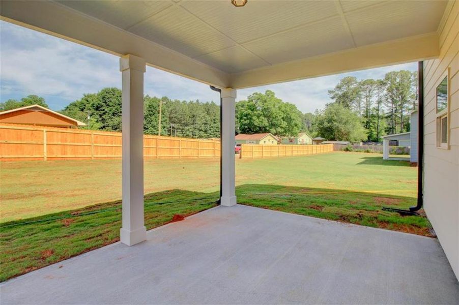 Exterior details and patio area of a home in , Covington (Image 17).