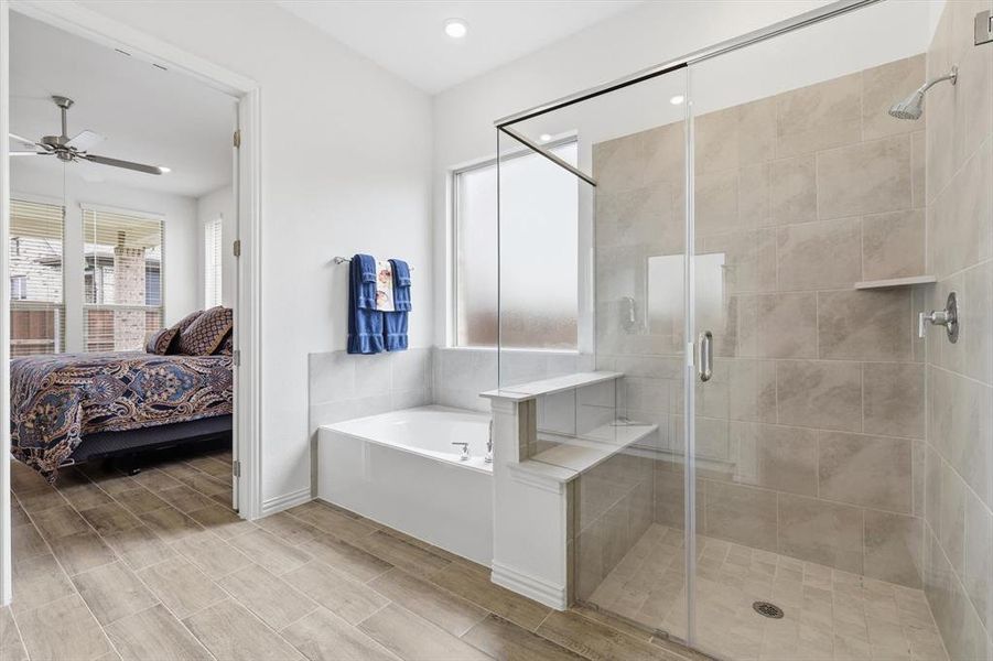 Furnished interior view inside a new home in Elements at Viridian | Active Adult 55+, Arlington (Image 17).