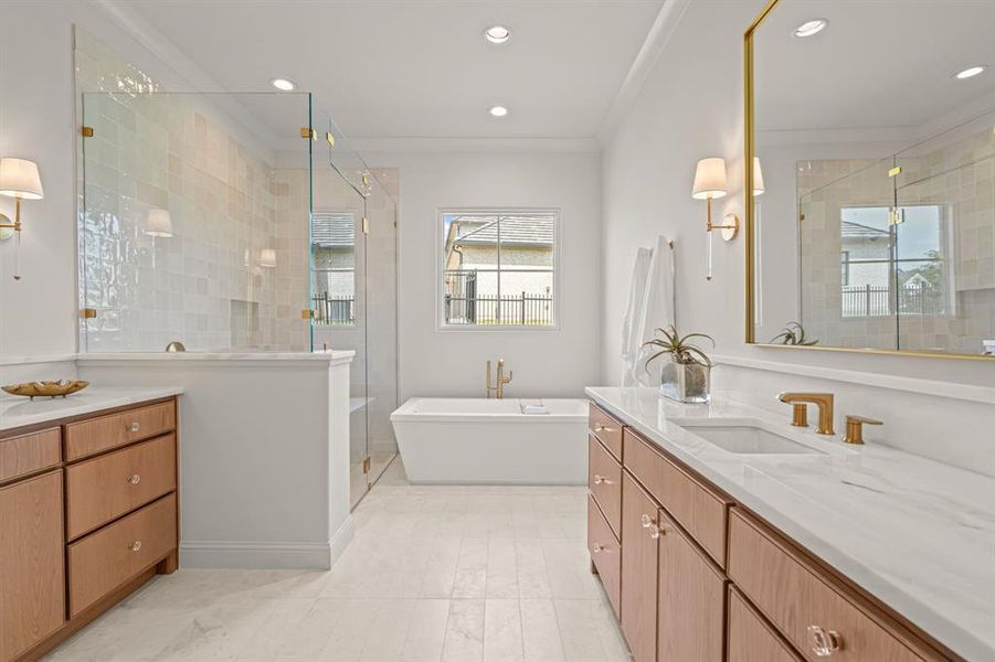 Furnished interior view inside a new home in , Fort Worth (Image 35).