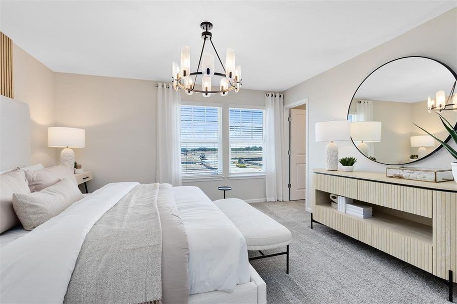 Furnished interior view inside a new home in Tohoqua, Kissimmee (Image 5).