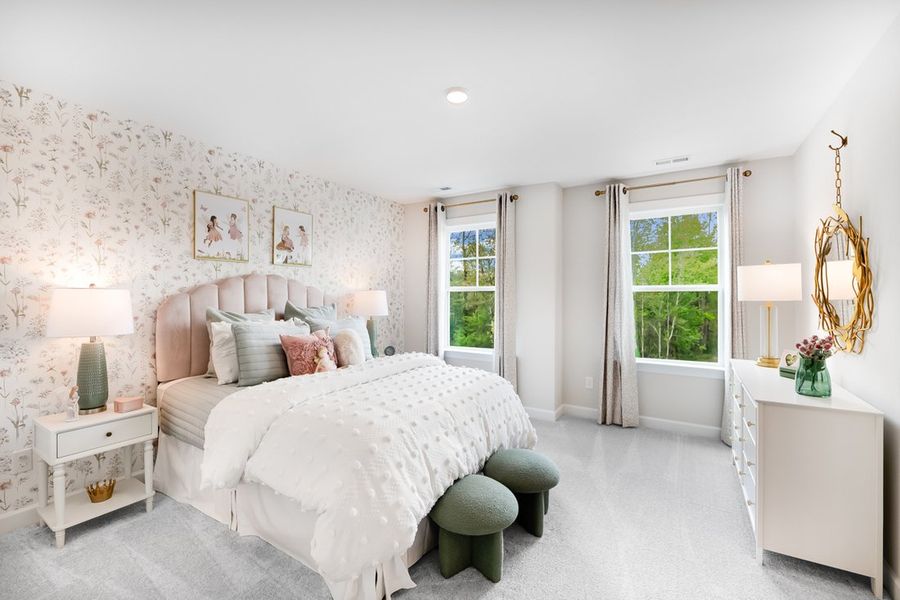 Representative furnished interior of a home built from the Wayland by Taylor Morrison in Hickory Grove, Sanford (Image 11).
