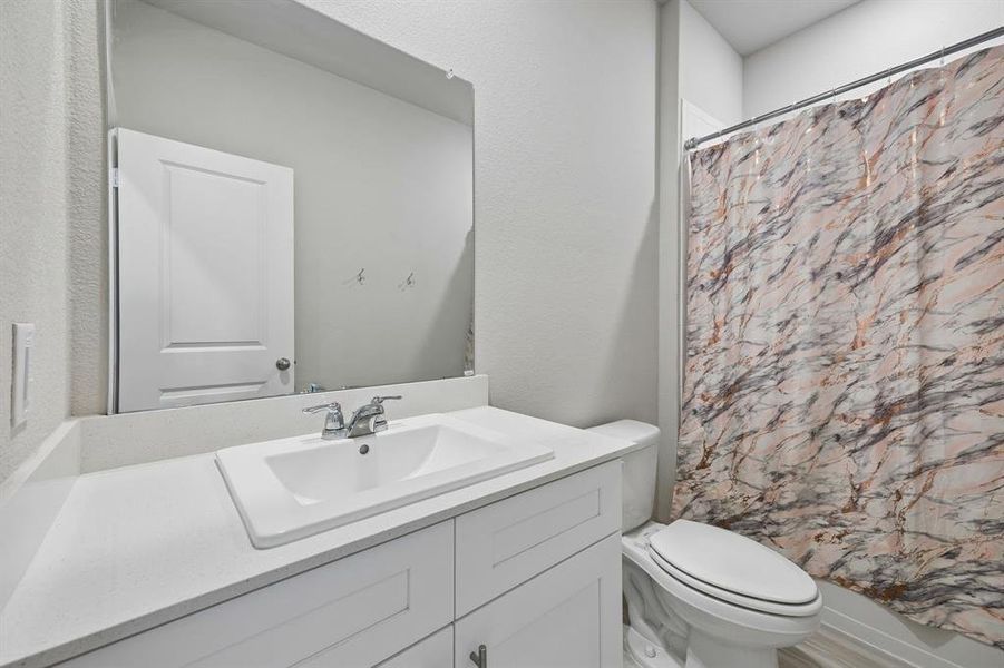 Furnished interior view inside a new home in River's Edge, Fort Worth (Image 14).