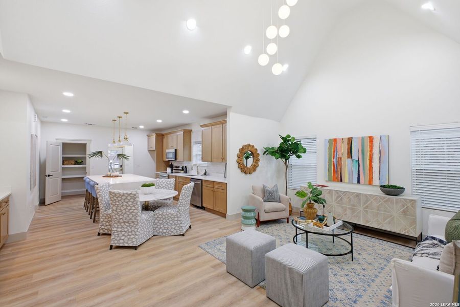 Furnished interior view inside a new home in , San Antonio (Image 10).