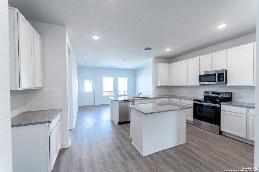 Furnished interior view inside a new home in Katzer Ranch, Converse (Image 7).