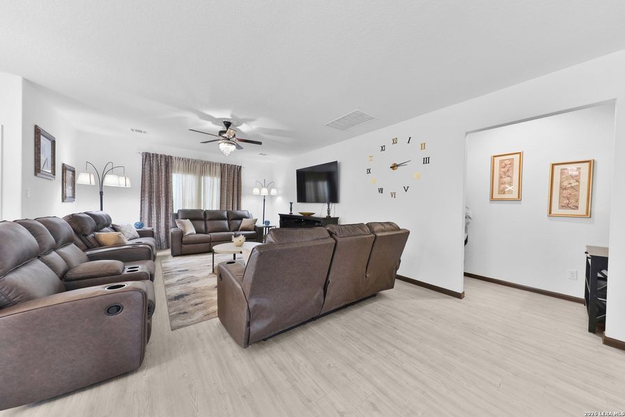 Furnished interior view inside a new home in Brookmill, San Antonio (Image 15). Furnished interior view inside a new home in Brookmill, San Antonio (Image 15).