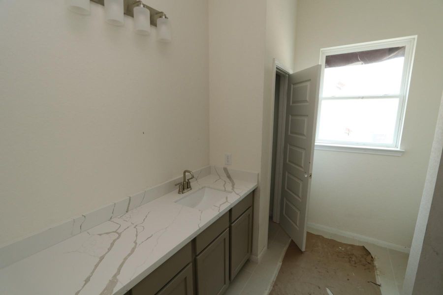 Hall bath - still under construction!