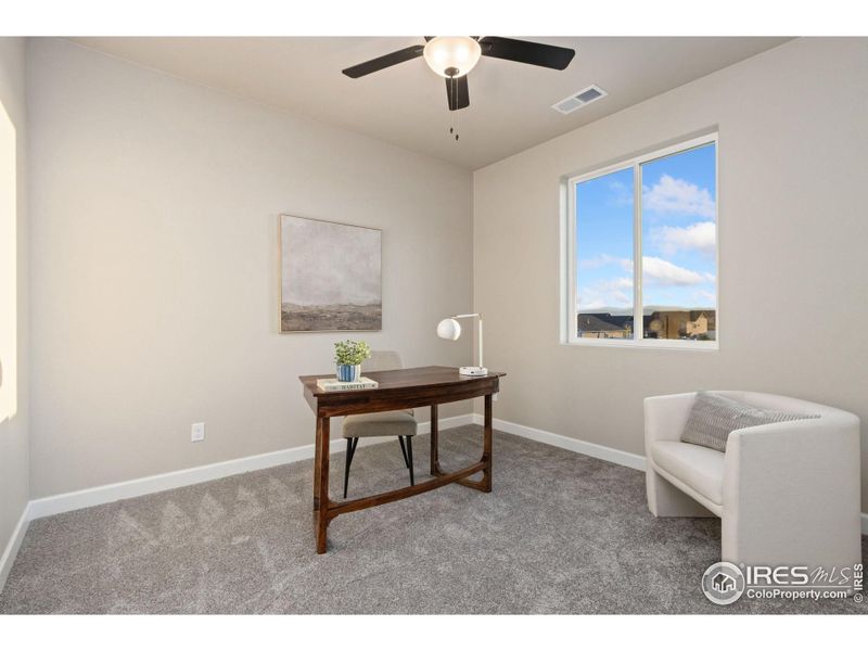 Upstairs bedroom 3/office