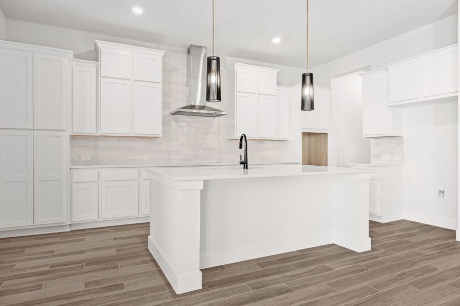 Furnished interior view inside a new home in Santa Rita Ranch, Liberty Hill (Image 11).