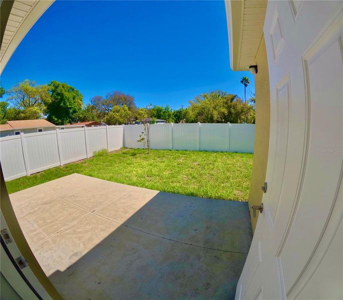 Exterior details and patio area of a home in , Tampa (Image 16).