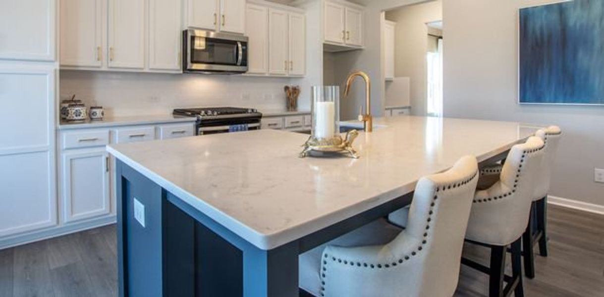 Representative furnished interior of a home built from the Brodrick by True Homes in Heritage Hall, Statesville (Image 4).