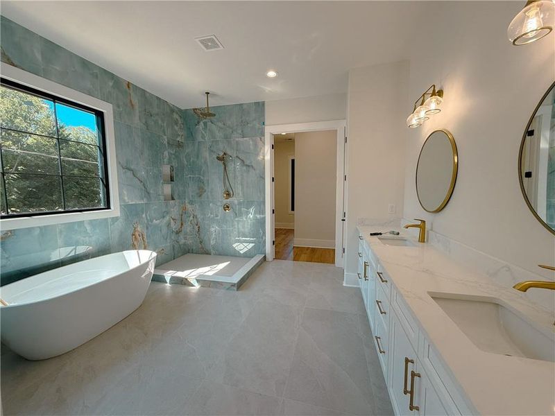 Furnished interior view inside a new home in , Marietta (Image 16).