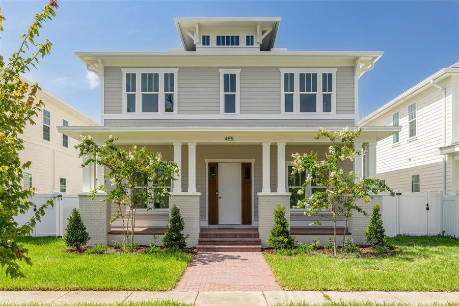Front exterior of a new home in , St. Petersburg, FL, highlighting curb appeal (Image 2). Front exterior of a new home in , St. Petersburg, FL, highlighting curb appeal (Image 2).