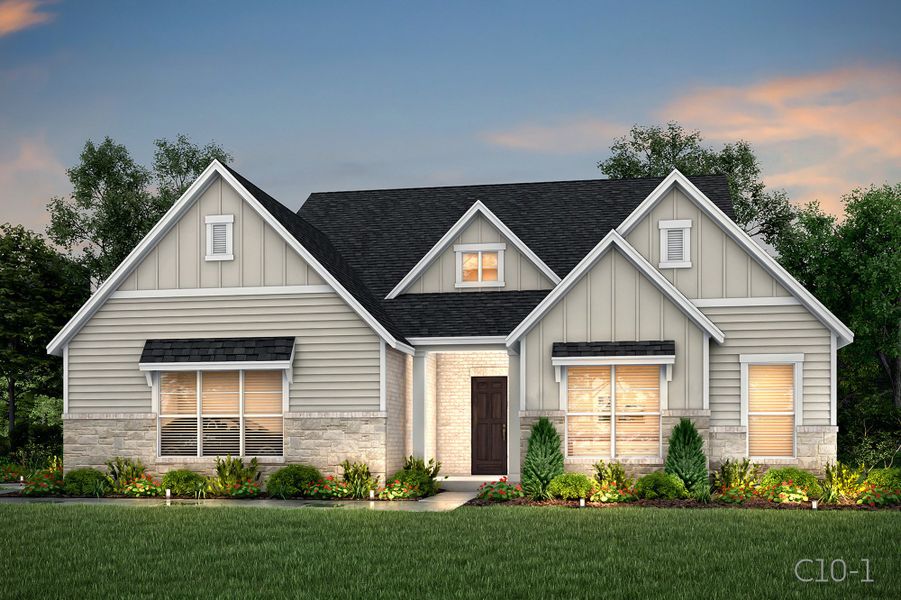 Representative exterior photo of a completed home built from the Helena by John Houston Homes in Callan Village, Lorena, TX (Image 2).