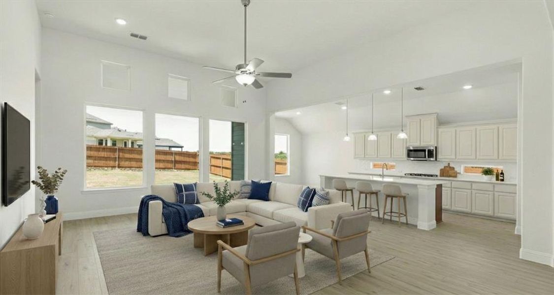 Furnished interior view inside a new home in Heartland, Heartland (Image 9).