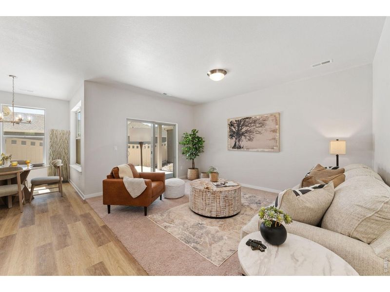Furnished interior view inside a new home in , Fort Lupton (Image 12).