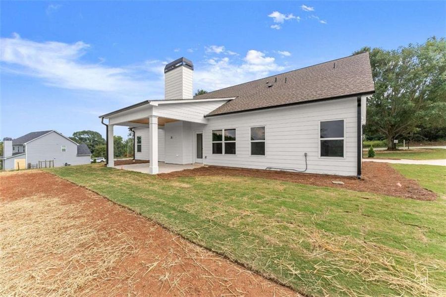Front exterior of a new home in , Maysville, GA, highlighting curb appeal (Image 2). Front exterior of a new home in , Maysville, GA, highlighting curb appeal (Image 2).