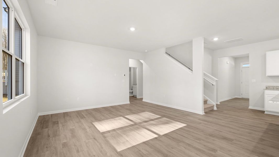 Representative unfurnished interior of a home built from the Hayden by D.R. Horton in Oconee Overlook, Gainesville (Image 18).