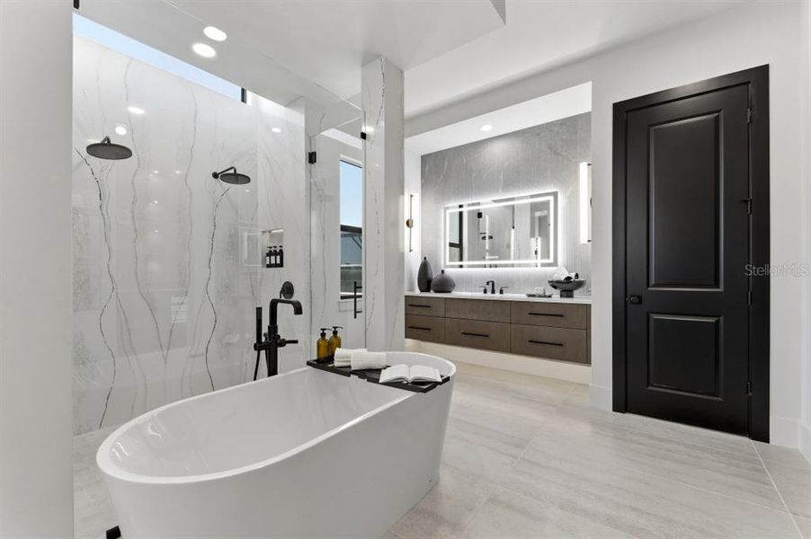 Furnished interior view inside a new home in , Venice (Image 13). Furnished interior view inside a new home in , Venice (Image 13).