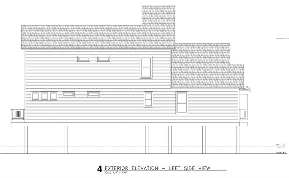 Exterior rendering of this home design in , Galveston, TX (Image 19). Exterior rendering of this home design in , Galveston, TX (Image 19).