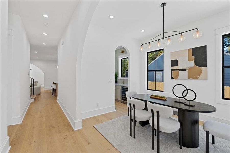 Furnished interior view inside a new home in , Decatur (Image 40).