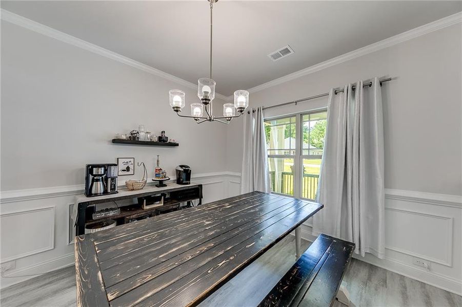 Furnished interior view inside a new home in , Maysville (Image 8).