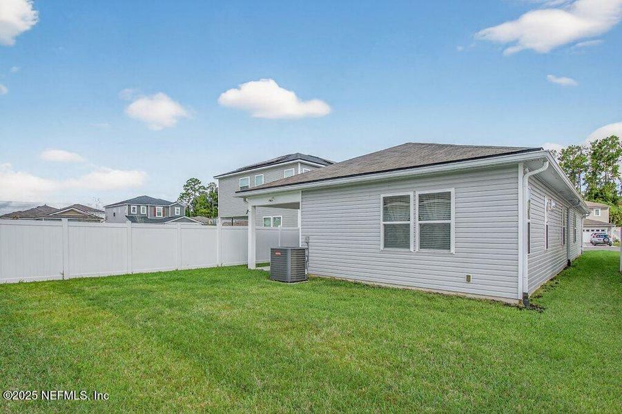 Exterior details and patio area of a home in , Jacksonville (Image 2). Exterior details and patio area of a home in , Jacksonville (Image 2).