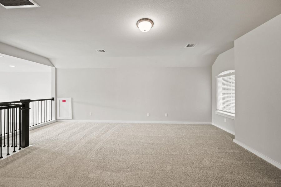 Spacious, unfurnished interior of a new home in Grand Oaks – The Cove, Houston (Image 22).