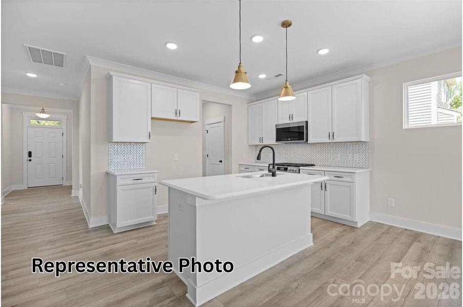 Furnished interior view inside a new home in Caldwell Forest, Charlotte (Image 7).
