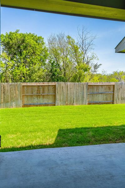 Exterior details and patio area of a home in Buffalo Crossing, Schertz (Image 3). Exterior details and patio area of a home in Buffalo Crossing, Schertz (Image 3).