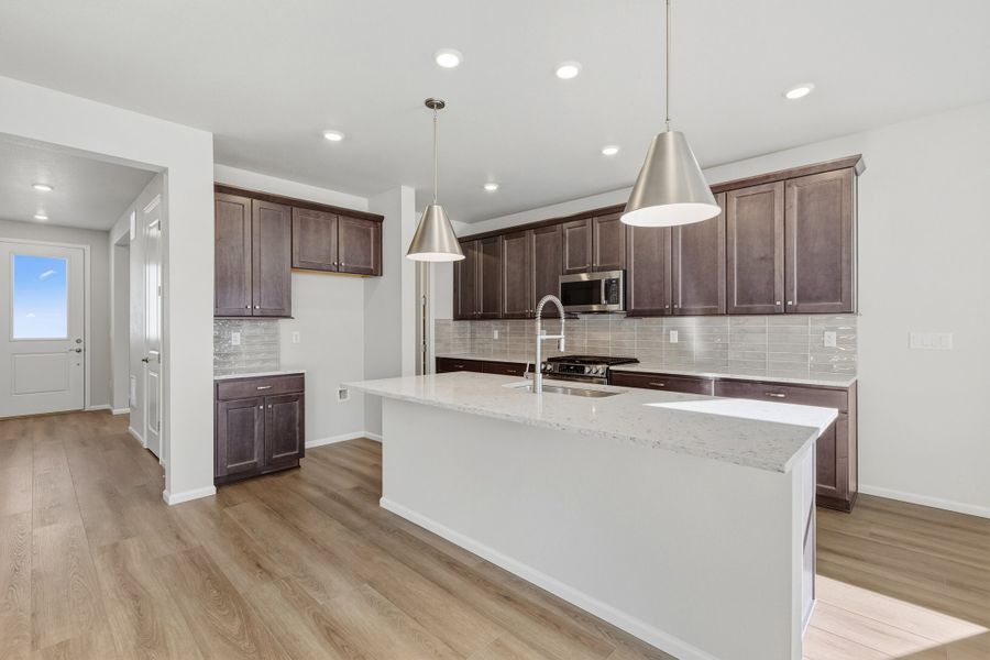 Furnished interior view inside a new home in Talon Pointe, Thornton (Image 5).