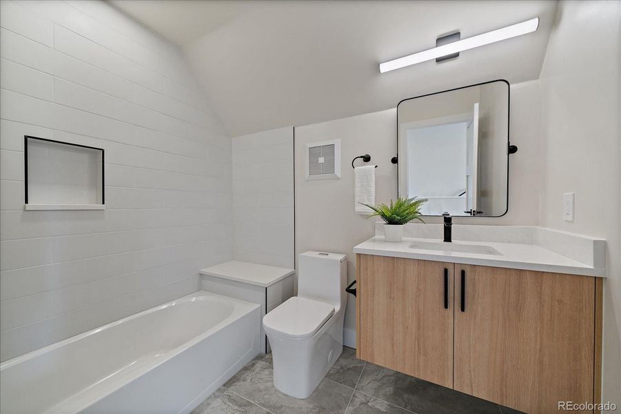 Furnished interior view inside a new home in , Denver (Image 5).