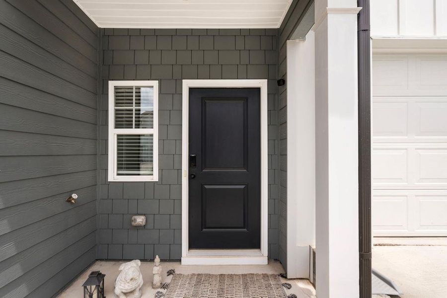 Exterior details and patio area of a home in , Hoschton (Image 27).