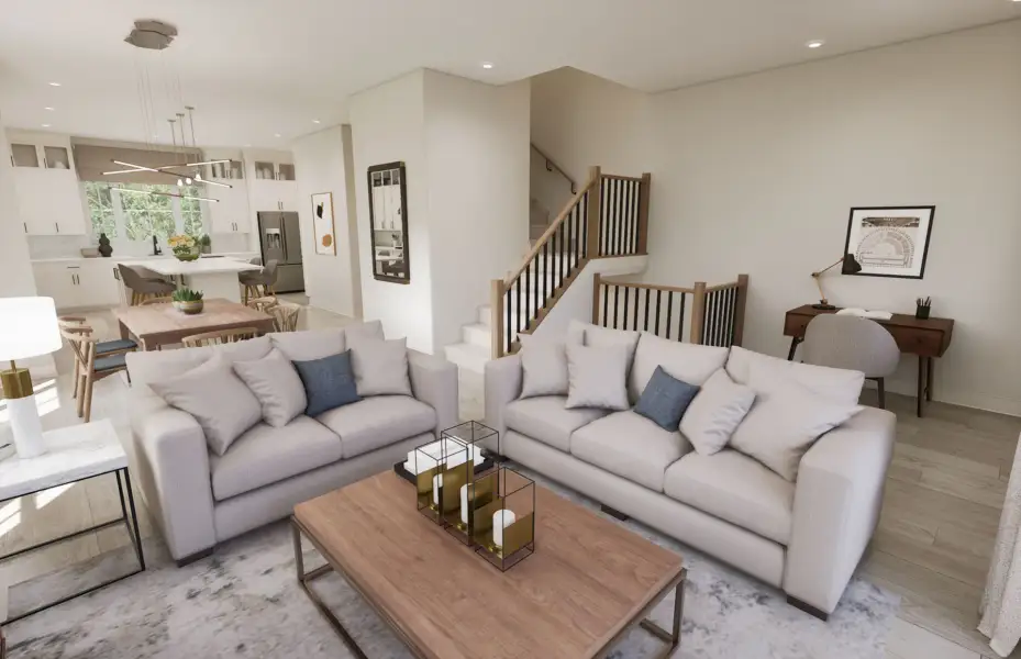 Representative furnished interior of a home built from the Oakshore by DiVosta in The Dunes at Juno Beach, Juno Beach (Image 7). Representative furnished interior of a home built from the Oakshore by DiVosta in The Dunes at Juno Beach, Juno Beach (Image 7).