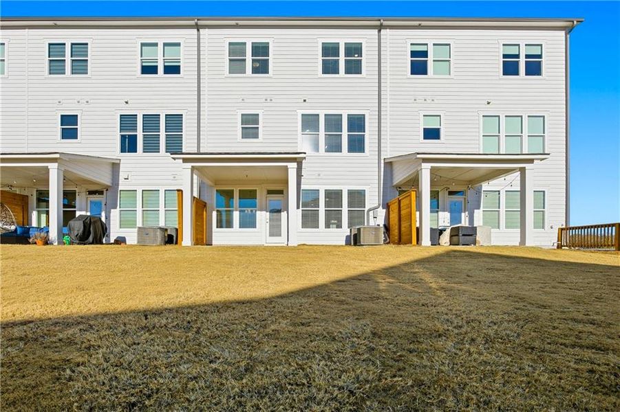 Exterior details and patio area of a home in , Cumming (Image 4). Exterior details and patio area of a home in , Cumming (Image 4).