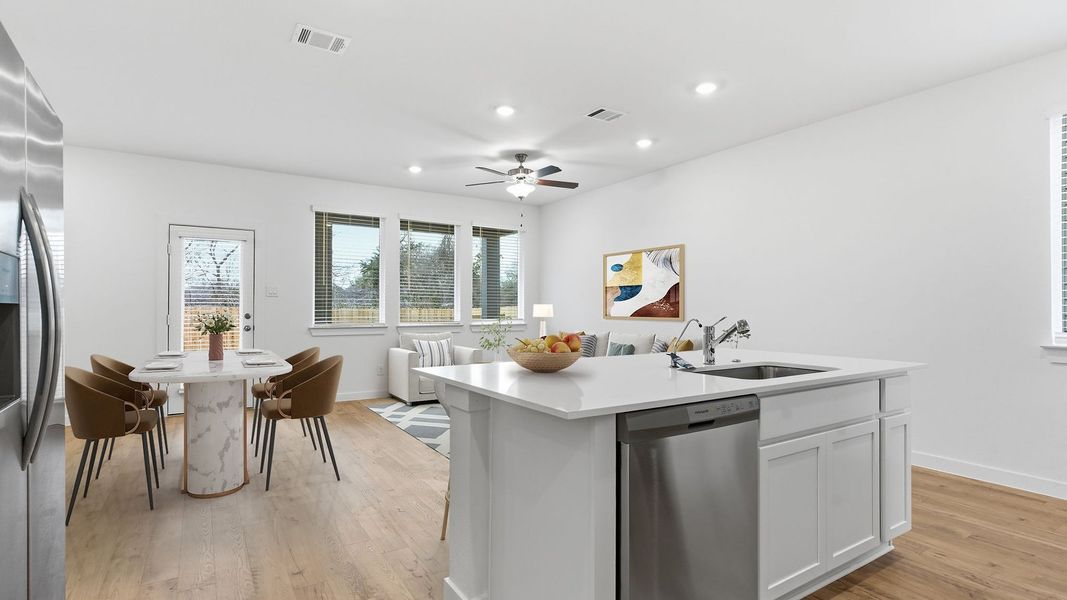 Furnished interior view inside a new home in Murphy Village, Missouri City (Image 6).