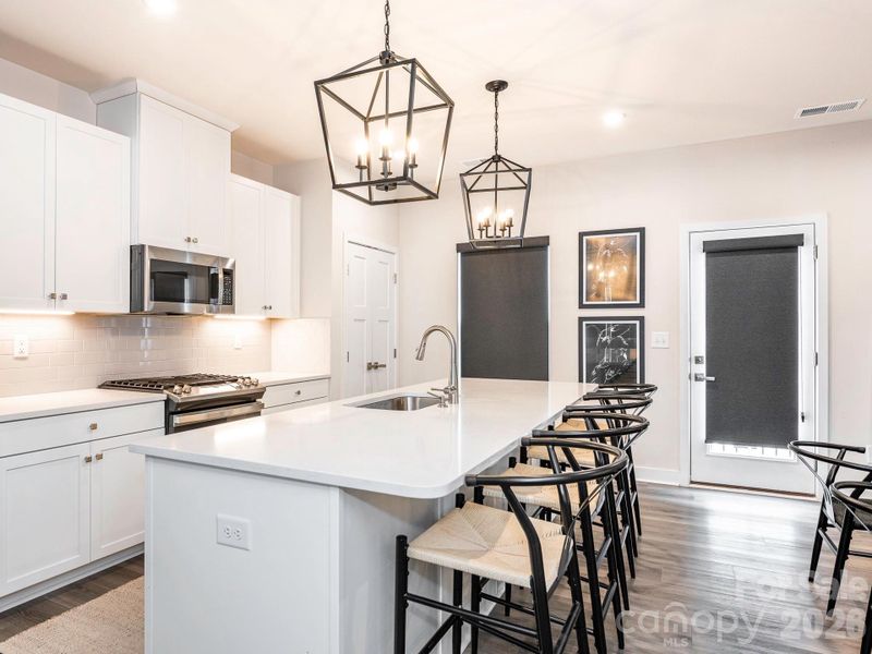 Furnished interior view inside a new home in , Charlotte (Image 12).