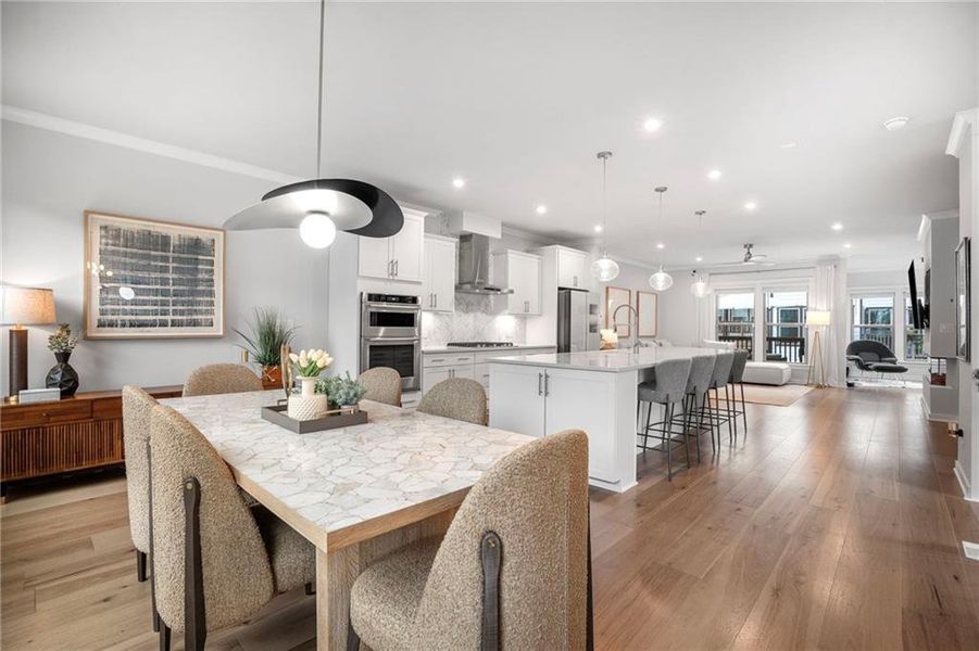 Furnished interior view inside a new home in Parkside at Mason Mill, Decatur (Image 20).