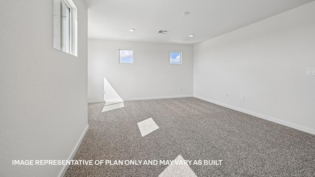 Spacious, unfurnished interior of a new home in Frontier, Mustang Ridge (Image 23).