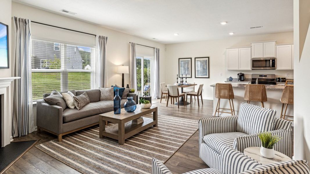 Furnished interior view inside a new home in Millstone Village, Morristown (Image 10).