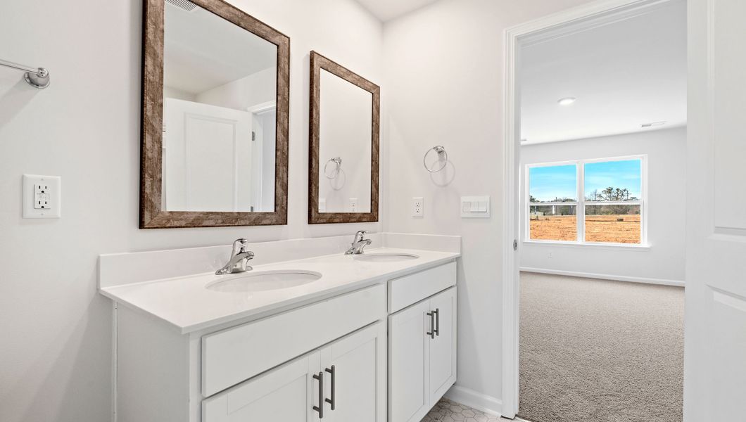 Furnished interior view inside a new home in Village Grove, Greenville (Image 10).