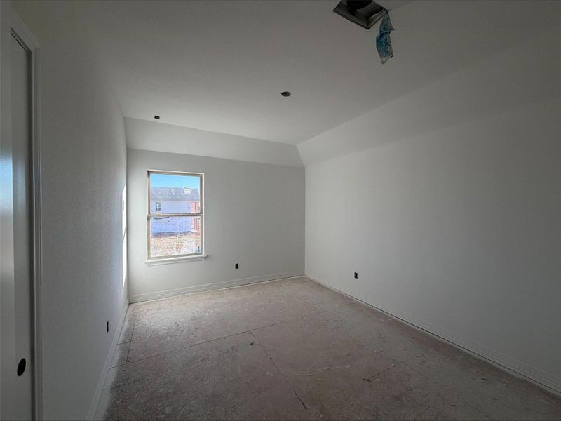 Actual progress of your home.