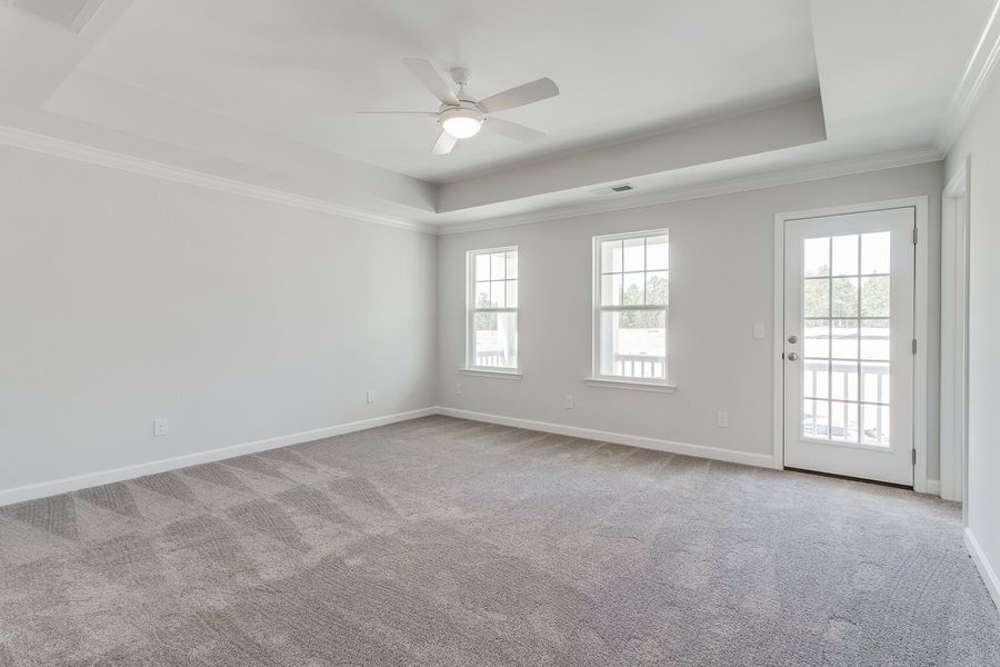 Spacious, unfurnished interior of a new home in Gates at Windermere, Blythewood (Image 29).