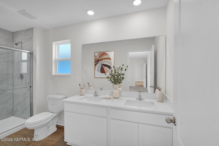 Furnished interior view inside a new home in Rolling Hills, Green Cove Springs (Image 16).