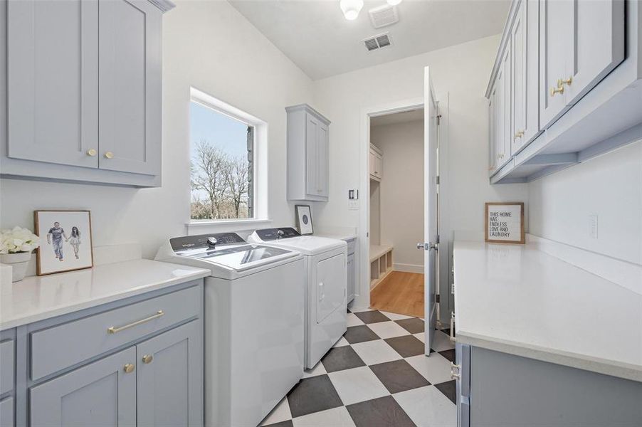 Furnished interior view inside a new home in , Weatherford (Image 27).