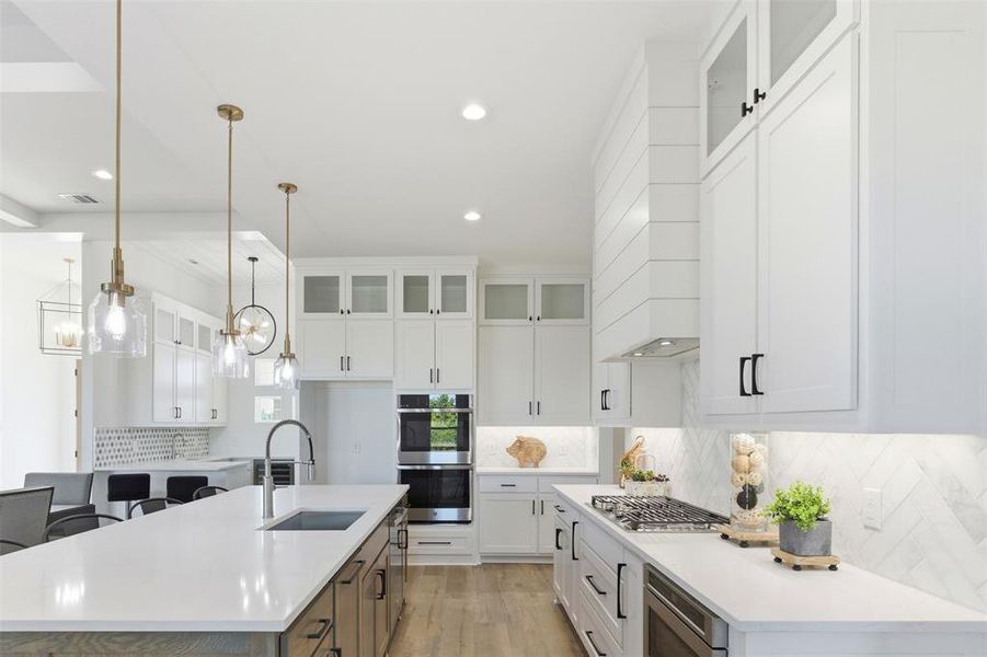 Furnished interior view inside a new home in , Waxahachie (Image 21).