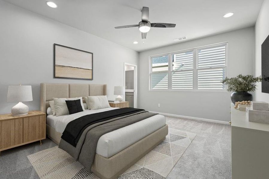 Furnished interior view inside a new home in Harmony, Auburn (Image 9).